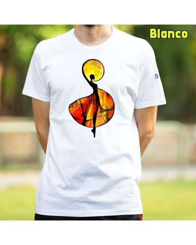 Camiseta Hombre Manga Corta-African Graphite