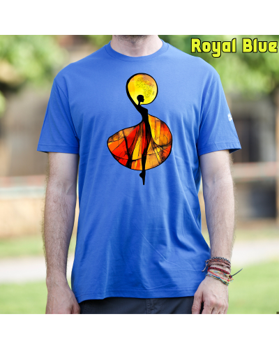 Camiseta Hombre Manga Corta-African Graphite