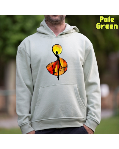 Sudadera Hombre Capucha-African Graphite