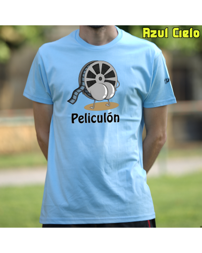 Camiseta Hombre Manga Corta-Peliculón PaleGreen
