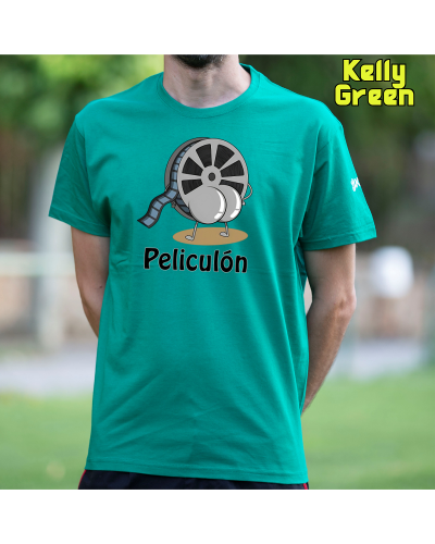 Camiseta Hombre Manga Corta-Peliculón PaleGreen