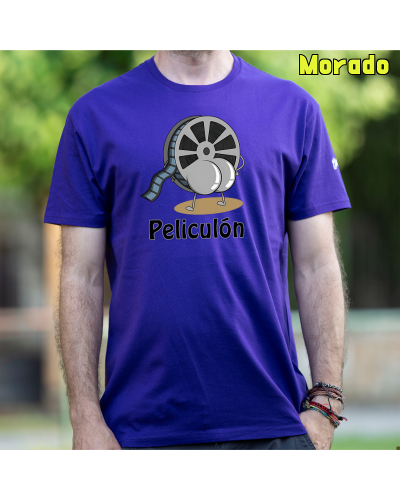 Camiseta Hombre Manga Corta-Peliculón PaleGreen