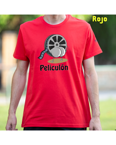 Camiseta Hombre Manga Corta-Peliculón PaleGreen
