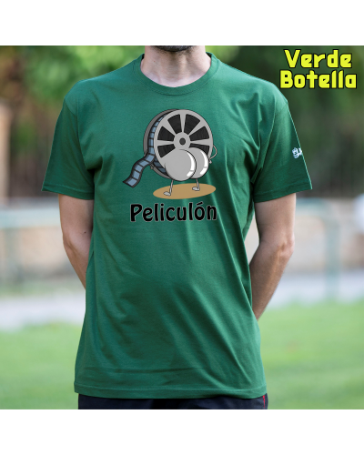 Camiseta Hombre Manga Corta-Peliculón PaleGreen