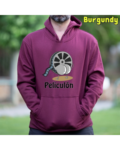 Sudadera Hombre Capucha-Peliculón Lavanda