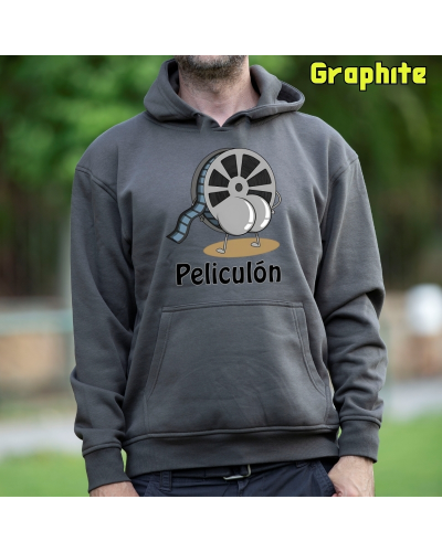 Sudadera Hombre Capucha-Peliculón Lavanda