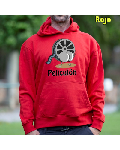 Sudadera Hombre Capucha-Peliculón Lavanda
