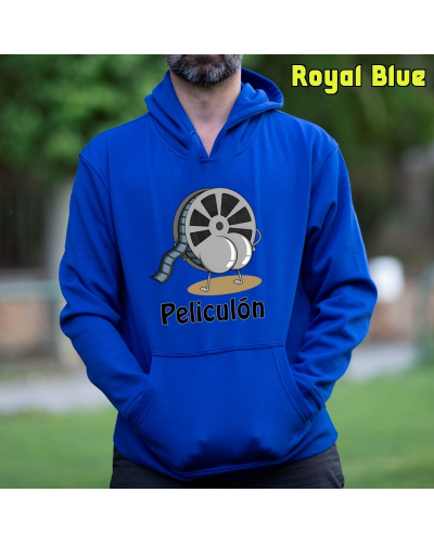 Sudadera Hombre Capucha-Peliculón Lavanda