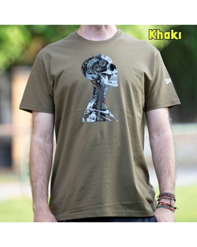 Camiseta Hombre Manga Corta-Future Burgundy