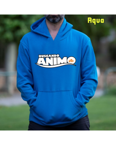 Sudadera Hombre Capucha-Anemo Aqua