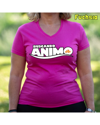 Camiseta Mujer Manga Corta-Anemo Fuchsia