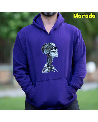 Sudadera Hombre Capucha-Future Burgundy