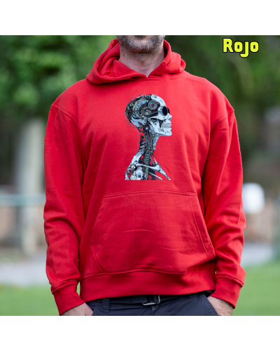 Sudadera Hombre Capucha-Future Burgundy