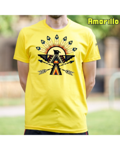 Camiseta Hombre Manga Corta-Navajo Amarillo