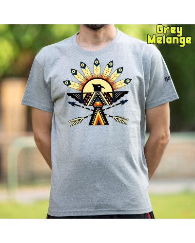 Camiseta Hombre Manga Corta-Navajo VerdeBotella