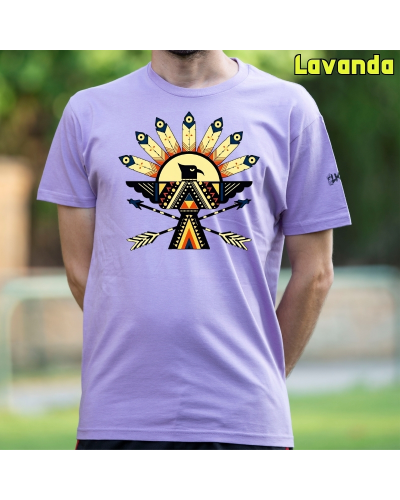 Camiseta Hombre Manga Corta-Navajo VerdeBotella