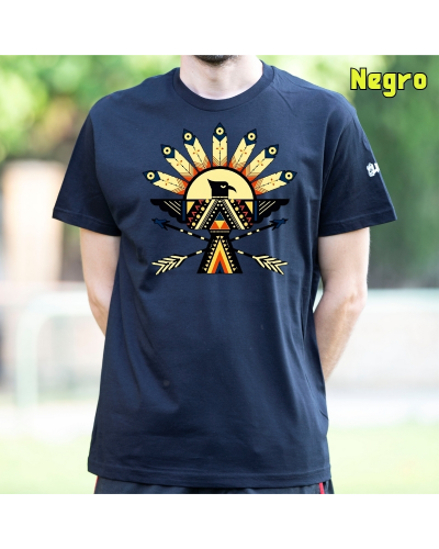 Camiseta Hombre Manga Corta-Navajo VerdeBotella