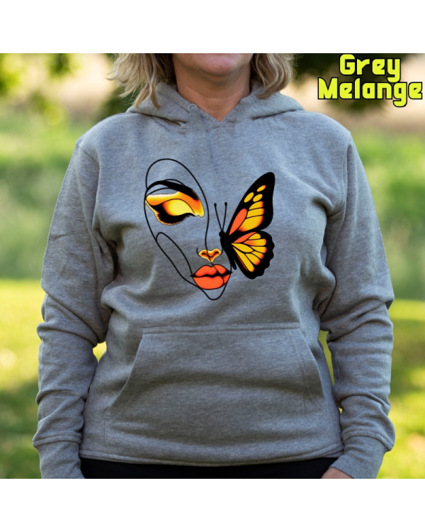 Sudadera mujer con capucha Volar  La Kamiseta K Buskas