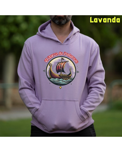 Sudadera hombre con capucha EL BARCO DE PEDERSEN – La Kamiseta K Buskas