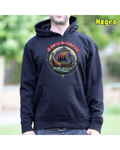 Sudadera hombre con capucha EL BARCO DE PEDERSEN – La Kamiseta K Buskas