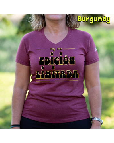 Camiseta Mujer Manga Corta-Edición Limitada Turquesa