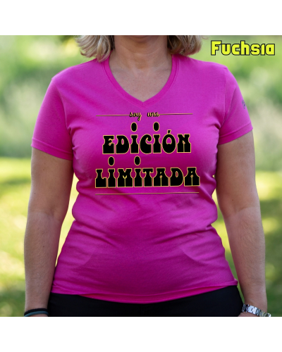 Camiseta Mujer Manga Corta-Edición Limitada Turquesa