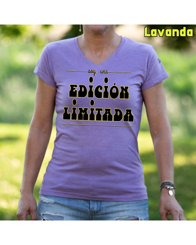 Camiseta Mujer Manga Corta-Edición Limitada Turquesa