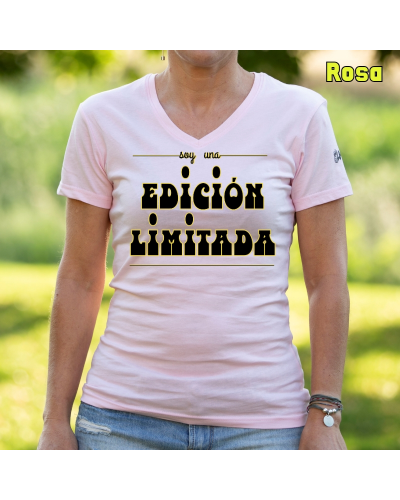 Camiseta Mujer Manga Corta-Edición Limitada Turquesa