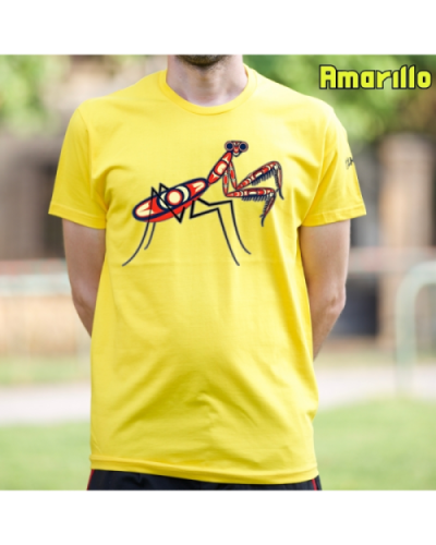 Camiseta Hombre Manga Corta-Amantis Amarillo