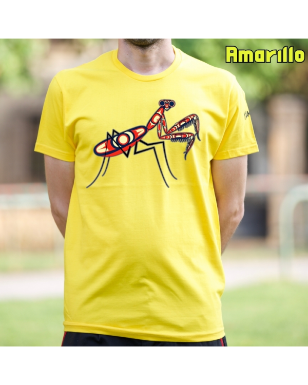 Camiseta Hombre Manga Corta-Amantis Amarillo