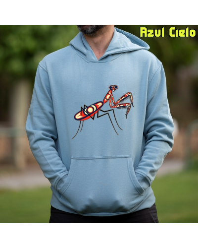 Sudadera Hombre Capucha-Amantis Pistacho