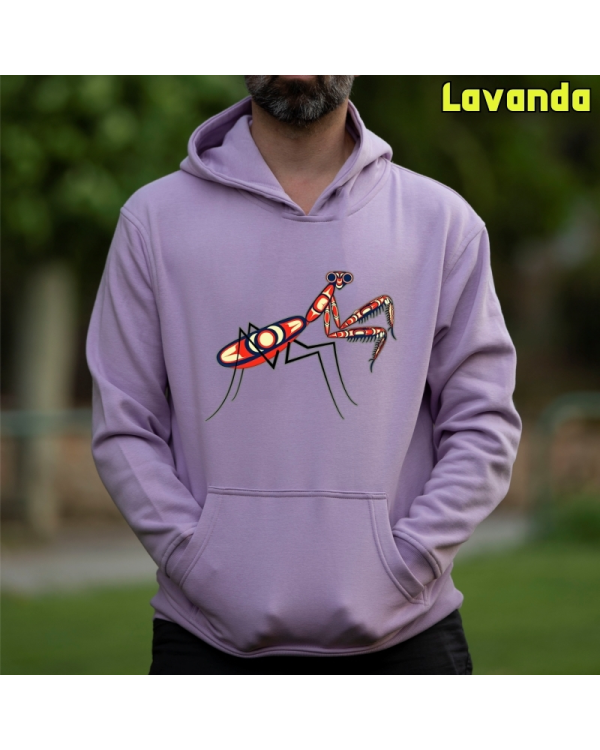 Sudadera Hombre Capucha-Amantis Lavanda