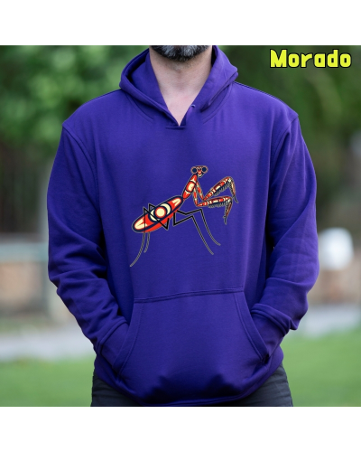 Sudadera Hombre Capucha-Amantis Pistacho