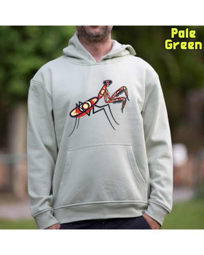 Sudadera Hombre Capucha-Amantis Pistacho