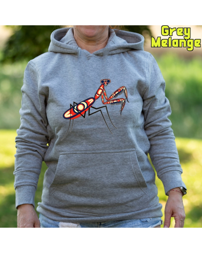 Sudadera Mujer Capucha-Amantis Pistacho
