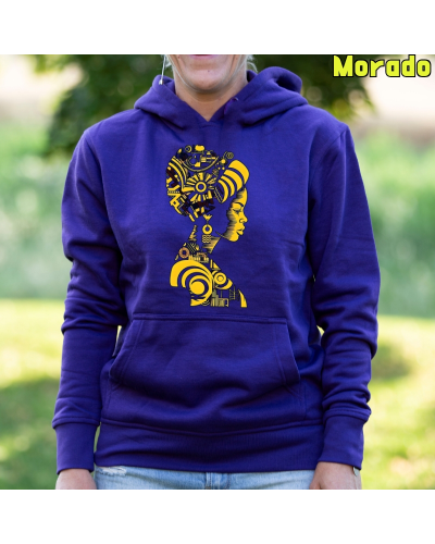 Sudadera mujer con capucha Himba