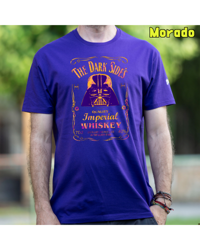 Camiseta Hombre Manga Corta-Imperial Whiskey Negro
