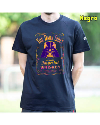 Camiseta Hombre Manga Corta-Imperial Whiskey Negro