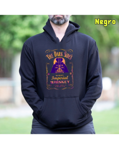 Sudadera Hombre Capucha-Imperial Whiskey Negro