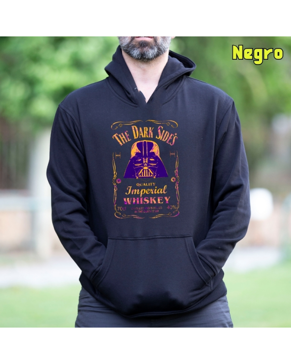 Sudadera Hombre Capucha-Imperial Whiskey Negro