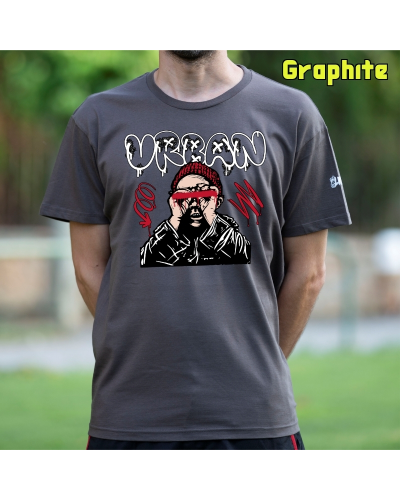 Camiseta Hombre Manga Corta-Urban Burgundy