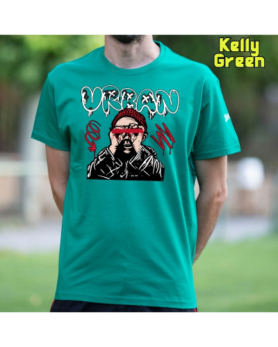 Camiseta Hombre Manga Corta-Urban Burgundy