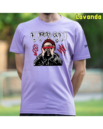 Camiseta Hombre Manga Corta-Urban Burgundy