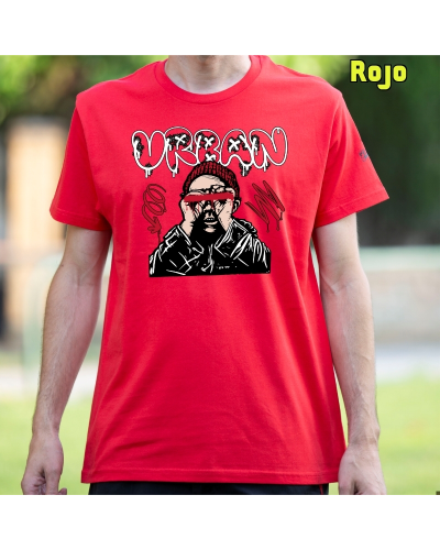 Camiseta Hombre Manga Corta-Urban Burgundy