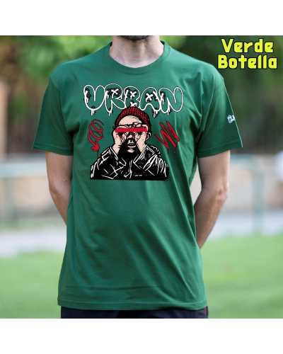 Camiseta Hombre Manga Corta-Urban Burgundy