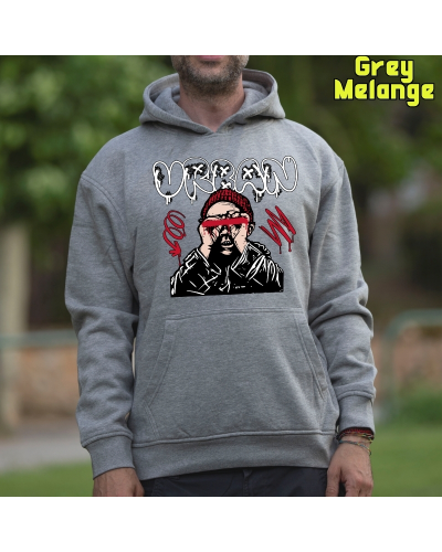 Sudadera Hombre Capucha-Urban Negro