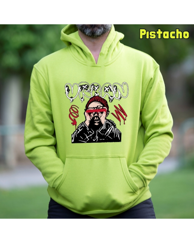 Sudadera Hombre Capucha-Urban Negro