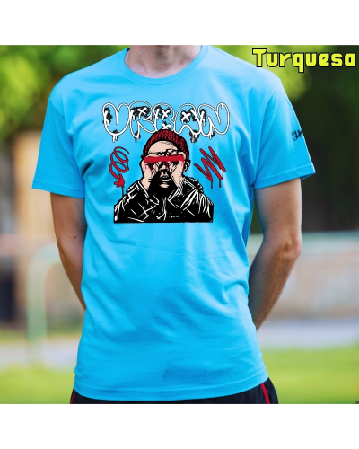 Camiseta Hombre Manga Corta-Urban Burgundy