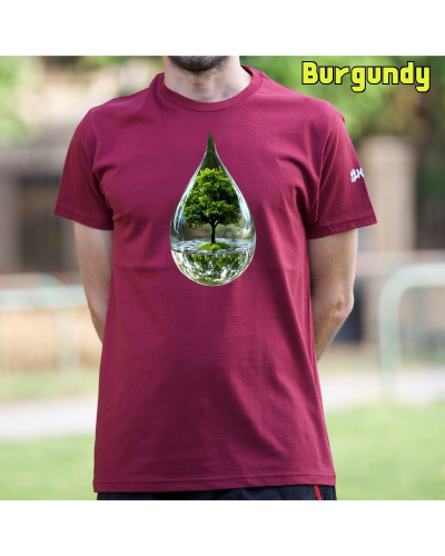 Camiseta Hombre Manga Corta-Gota KellyGreen