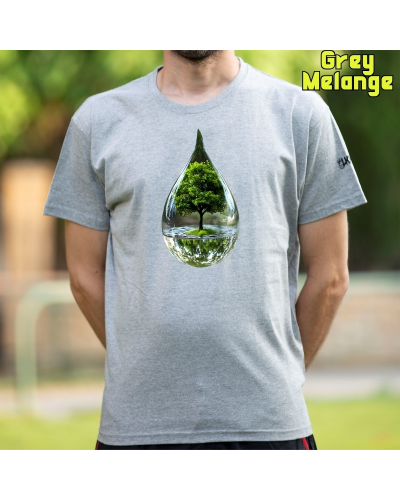 Camiseta Hombre Manga Corta-Gota KellyGreen